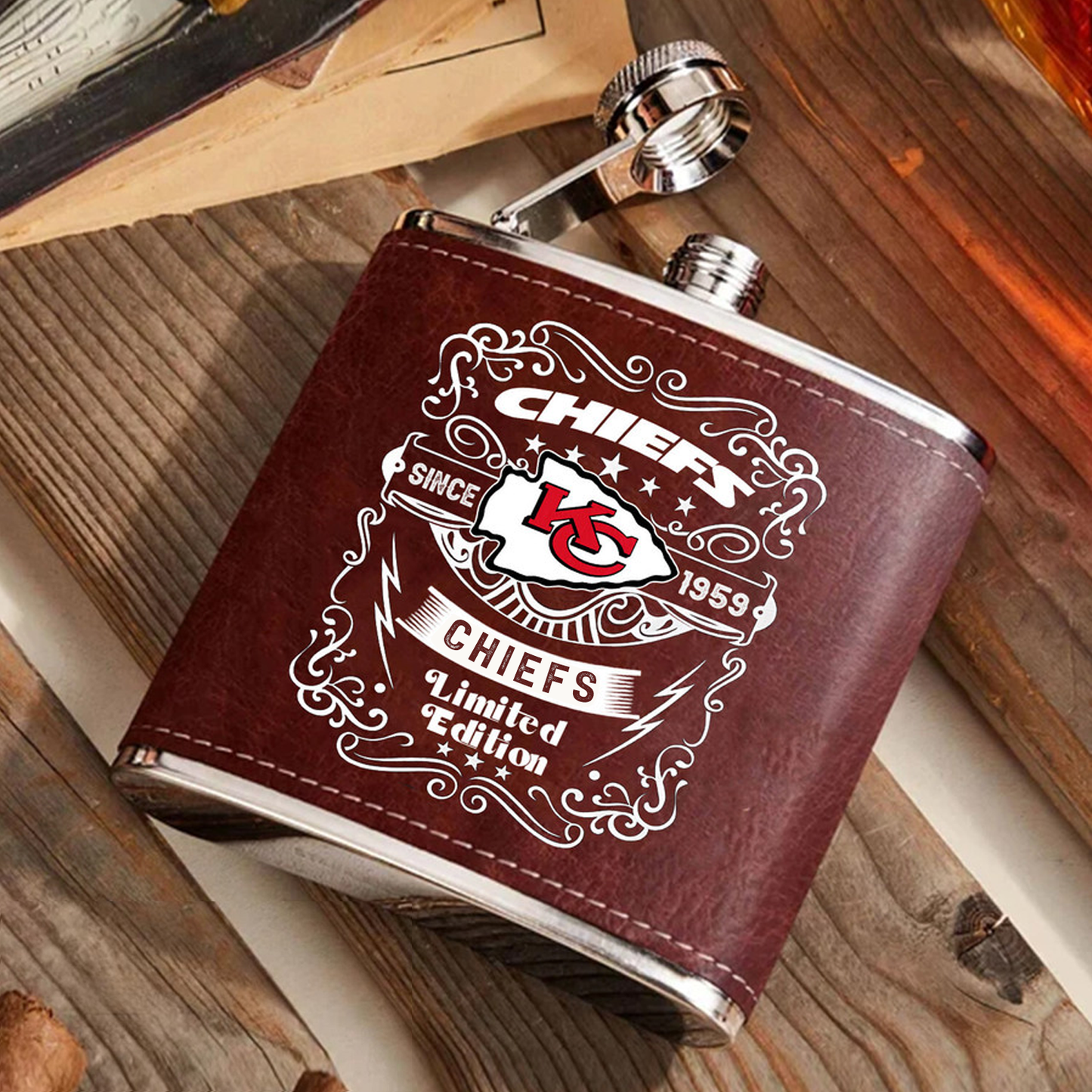 KC x NFL Stainless Steel Flask DatND ThuongNH