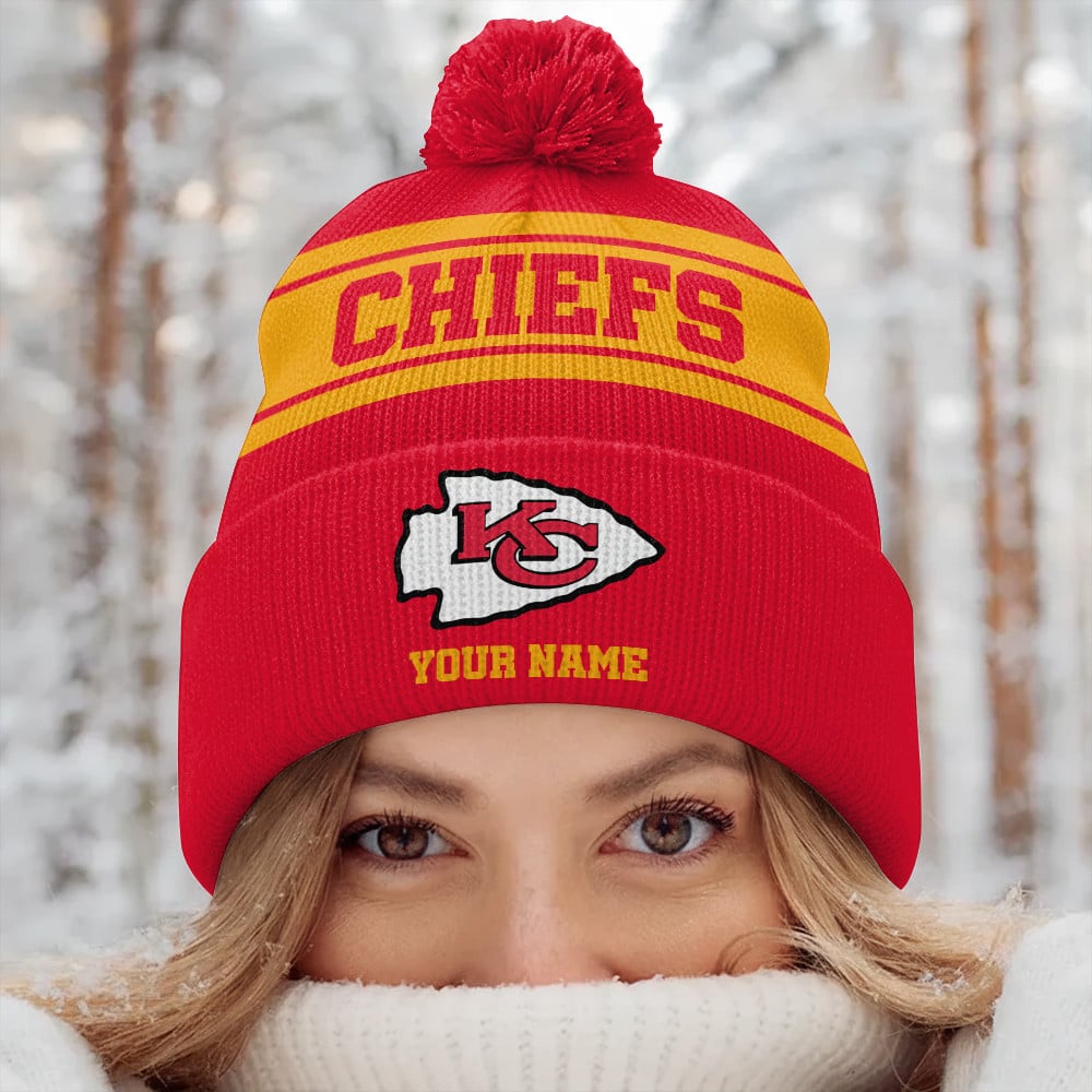 KC x NFL Woolen Beanie Hat Aldult And Kid DatND DVT