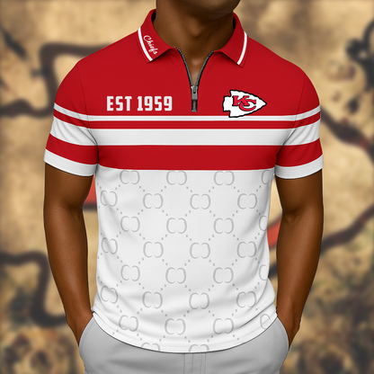 KC x NFL Zip Polo Shirt TUANND TANTD