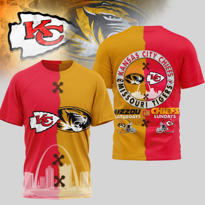 KCC 1 Premium NFL x NCAA 3D T-shirt DDT NTL
