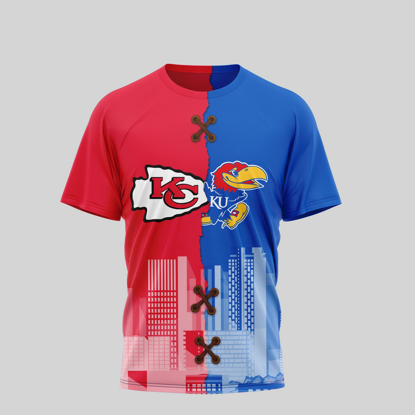 KCC 2 Premium NFL x NCAA 3D T-shirt DDT NTL