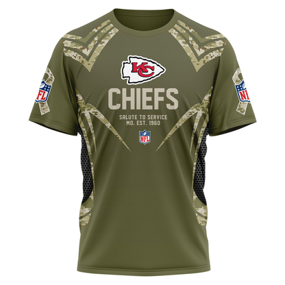 KCC Premium NFL Salute to Service Camo 3D Shirt DDT CTND