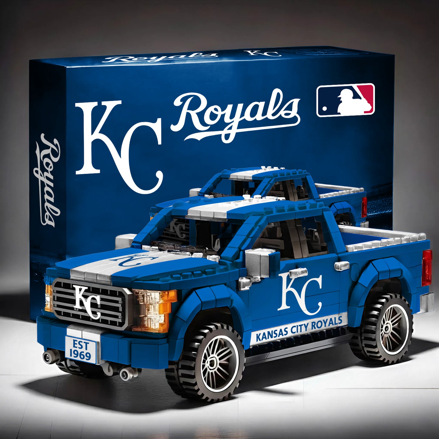 KCR x MLB 3D Racing Truck Model Building Block Set V1 NAK NHM