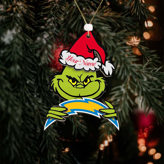 LAC NFL x Grin Christmas Ornament DDT HLP
