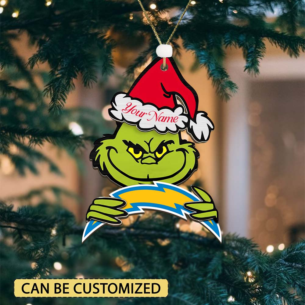 LAC NFL x Grin Christmas Ornament DDT HLP