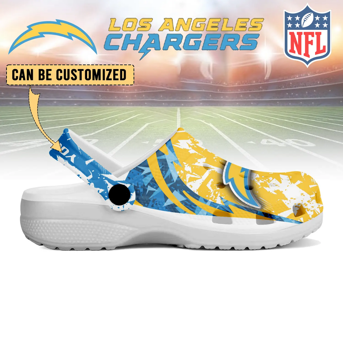 LAC x NFL Crocs Crocband Clogs Shoes DatND DVT