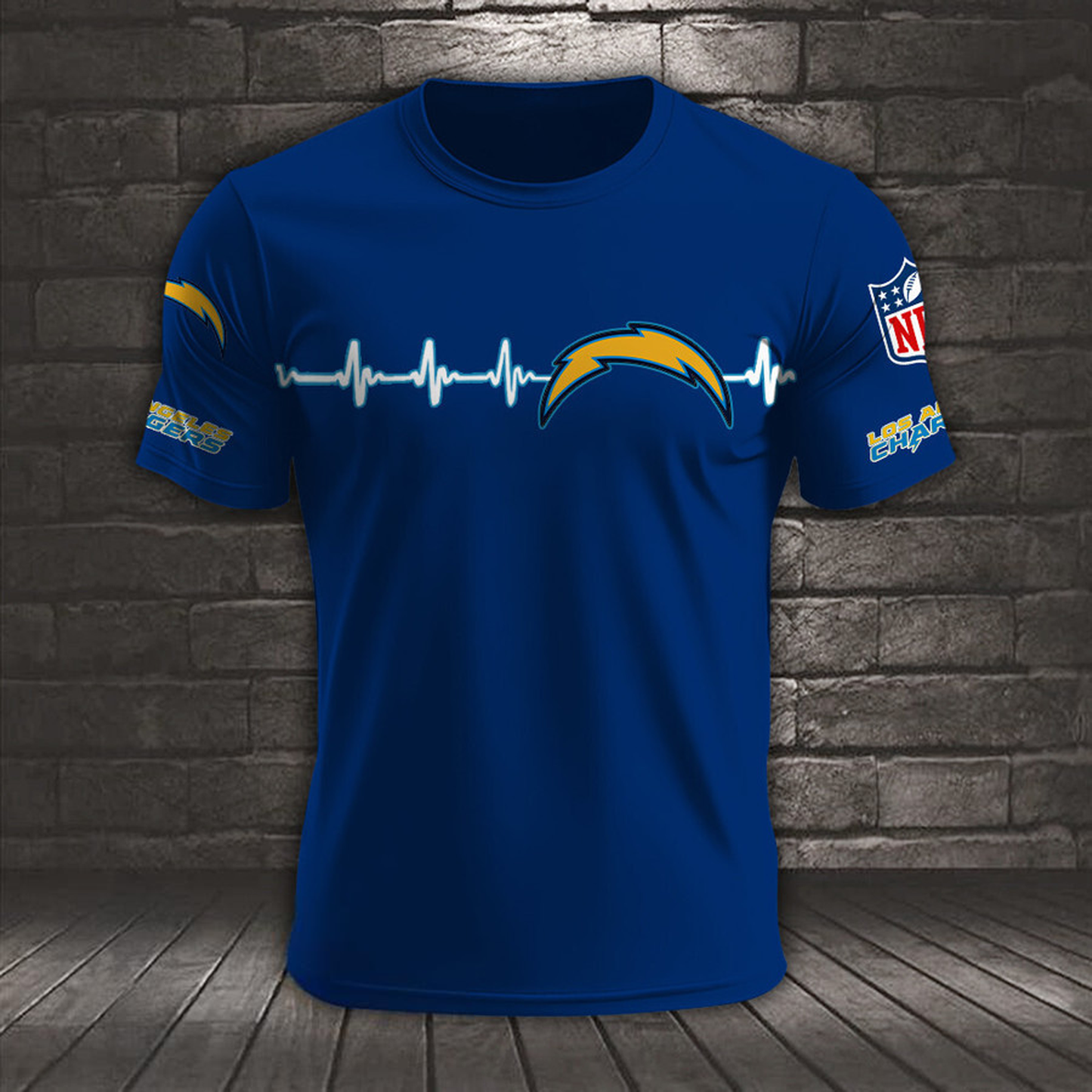 LAC x NFL Heart Rate Map Special 3D Shirt DatND ThuongNH