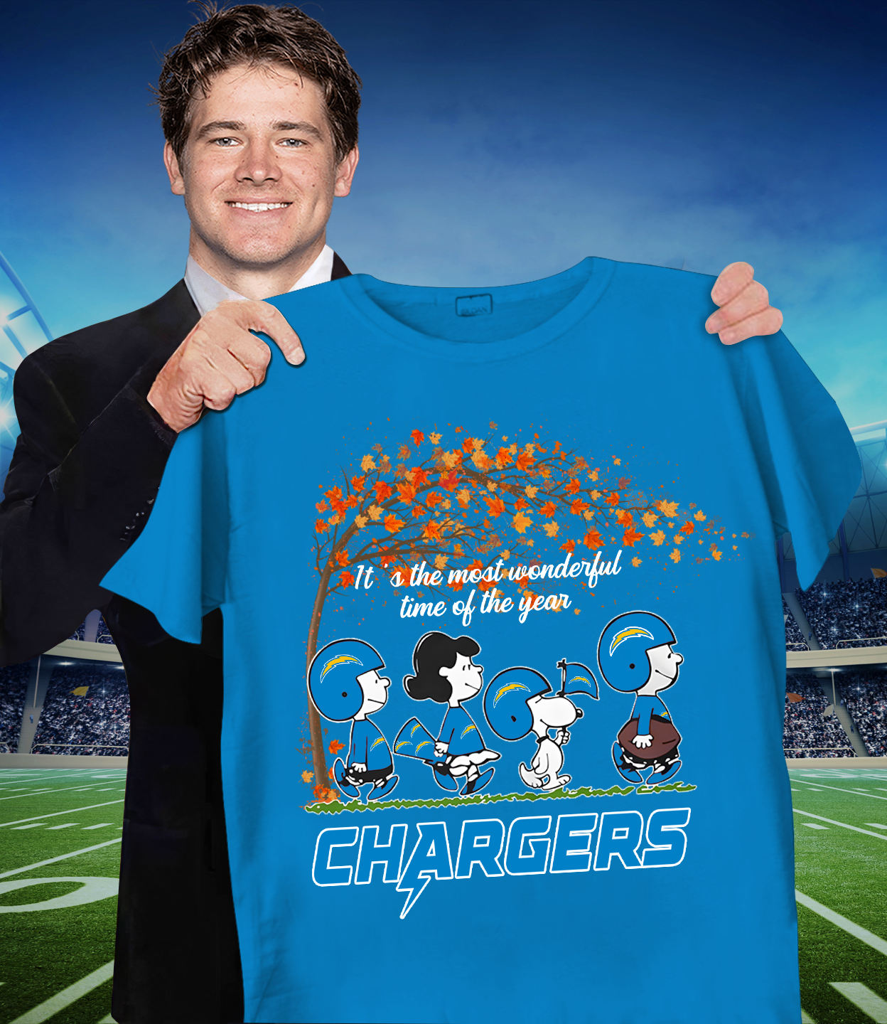 LAC x NFL It's The Most Wonderful T-Shirt DATND TANTD