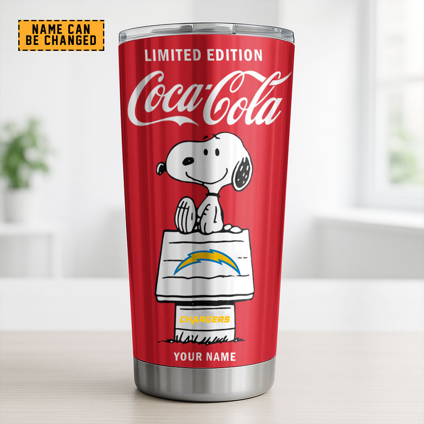 LAC x NFL Mix Snoopy & Red Coca Tumbler DatND DVT
