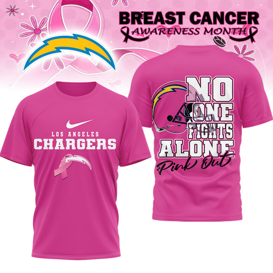 LAC x NFL Premium Breast Cancer October Shirt DDT NTL
