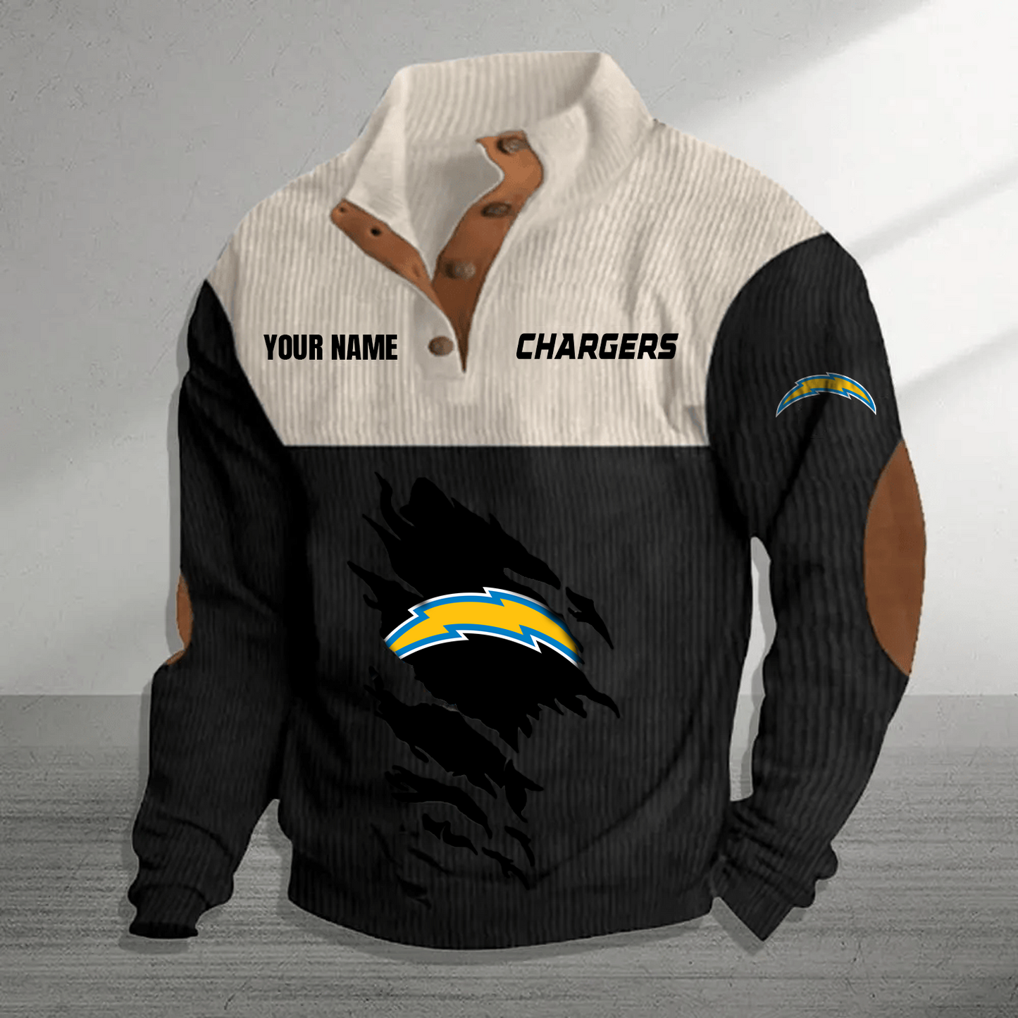 LAC x NFL Premium Personalized Game-Day Pullover DATND TANTD