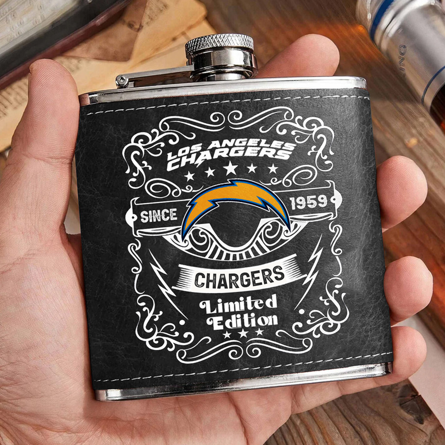 LAC x NFL Stainless Steel Flask DatND ThuongNH