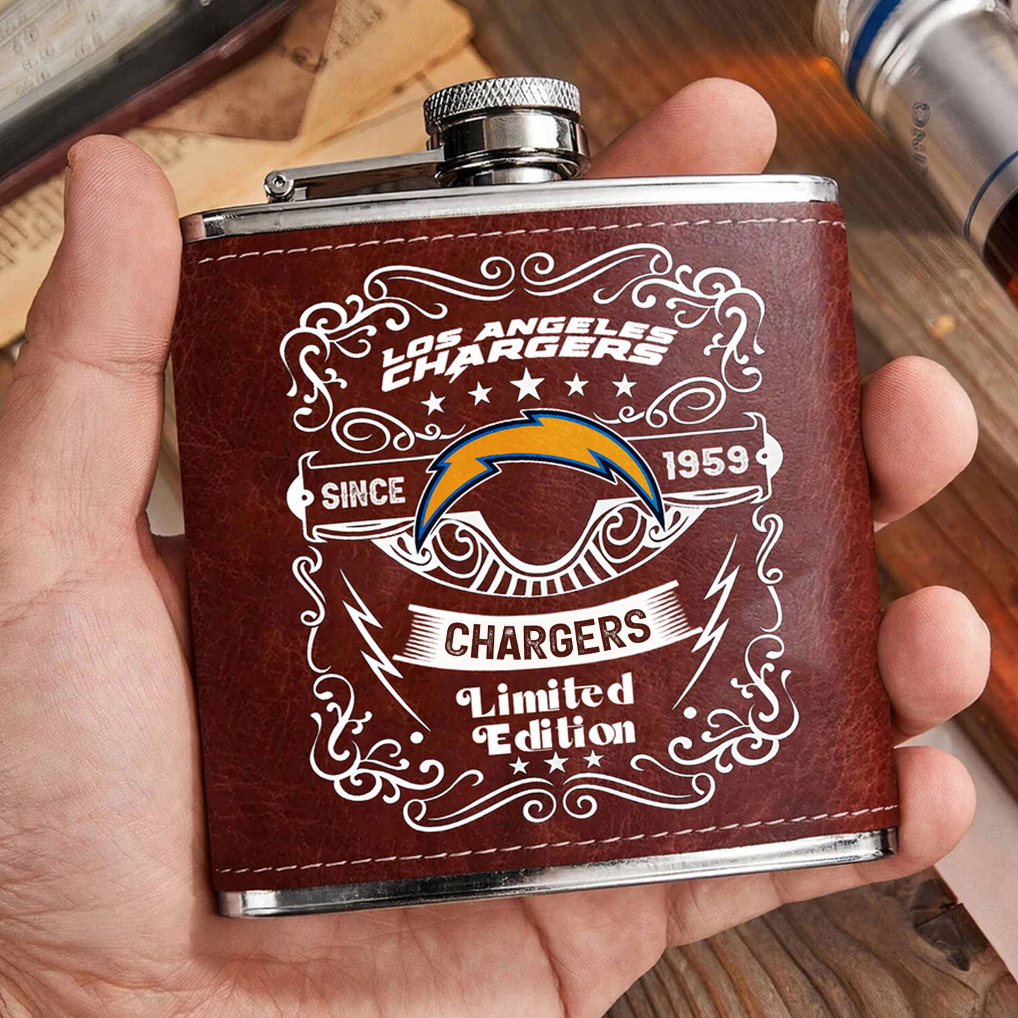 LAC x NFL Stainless Steel Flask DatND ThuongNH