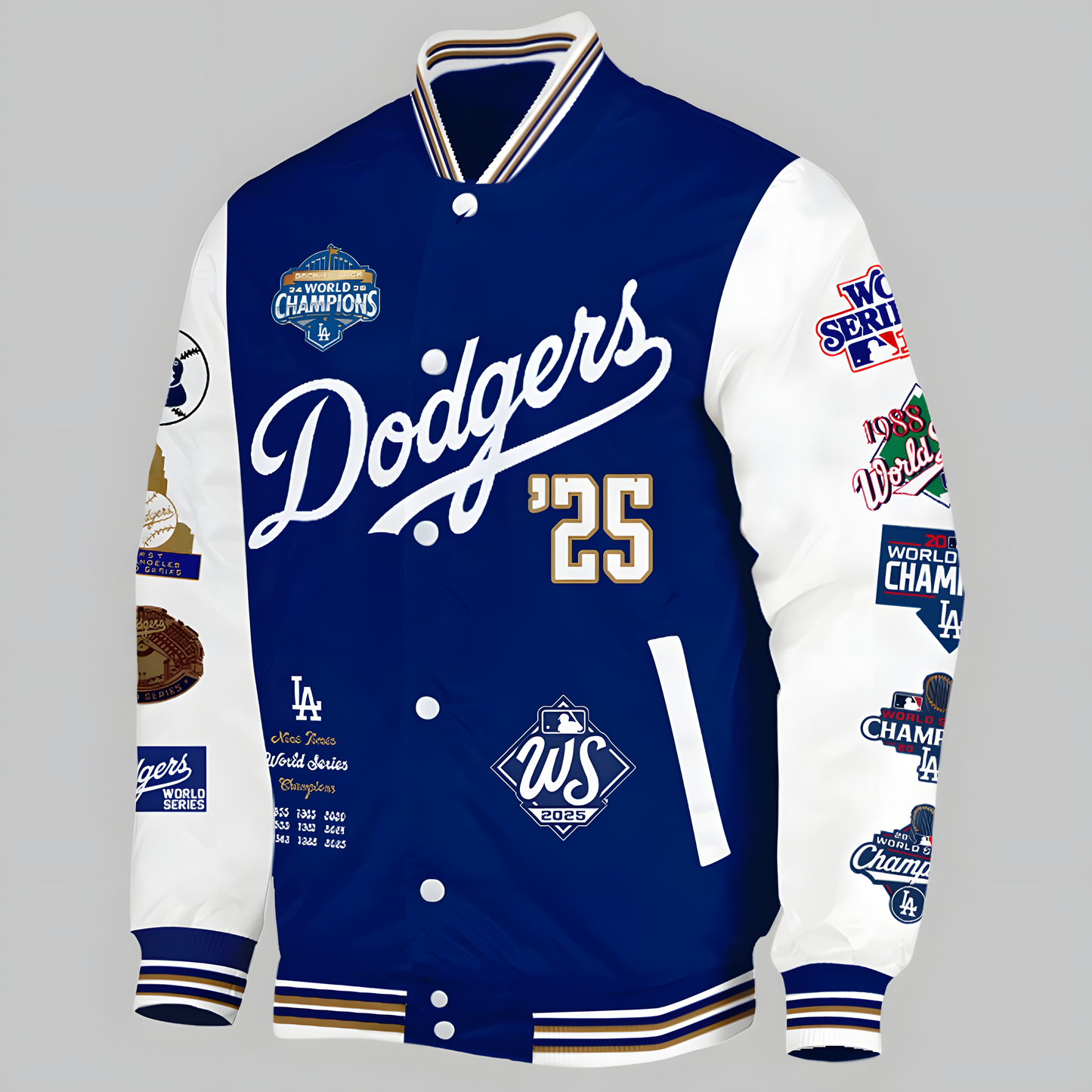 LAD x MLB World Series Winners 2025 V2 Varsity Jacket DDT HLPHUONG