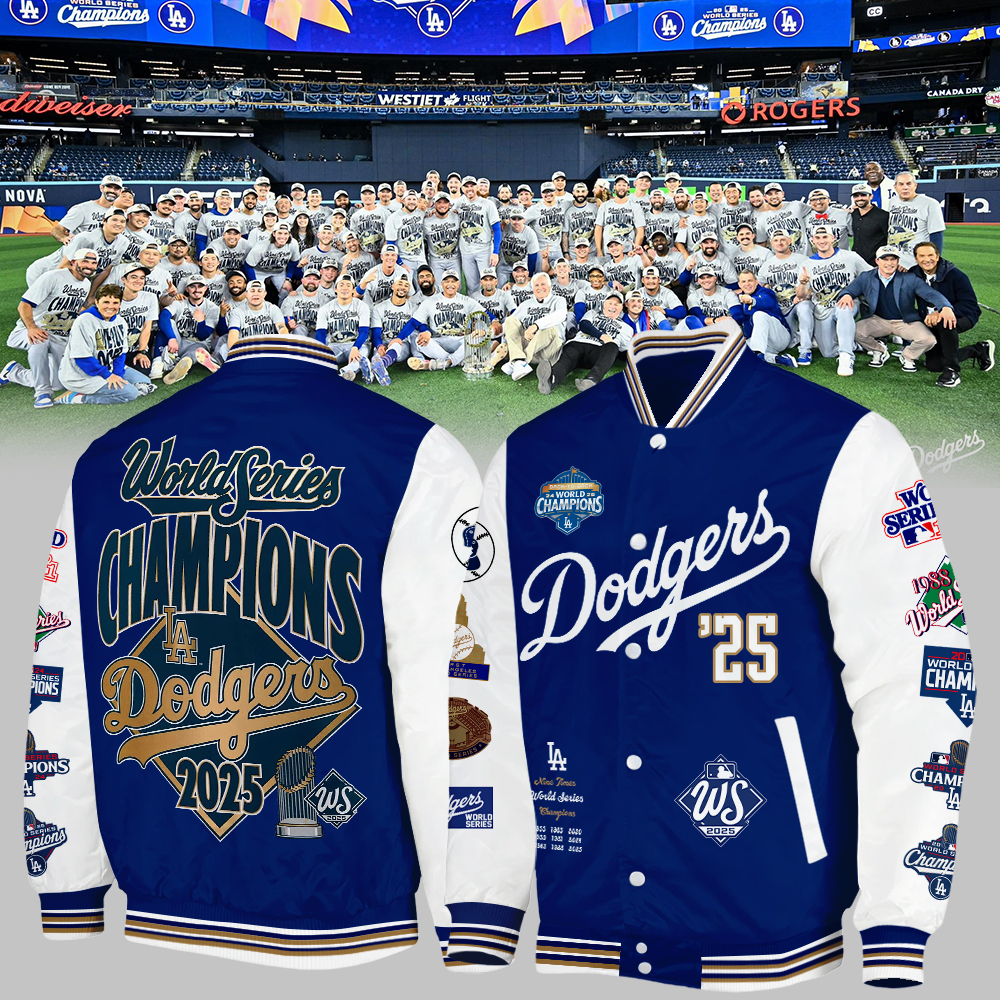 LAD x MLB World Series Winners 2025 V3 Varsity Jacket DDT NTL