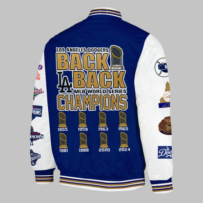 LAD x MLB World Series Winners 2025 V4 Varsity Jacket DDT NTL