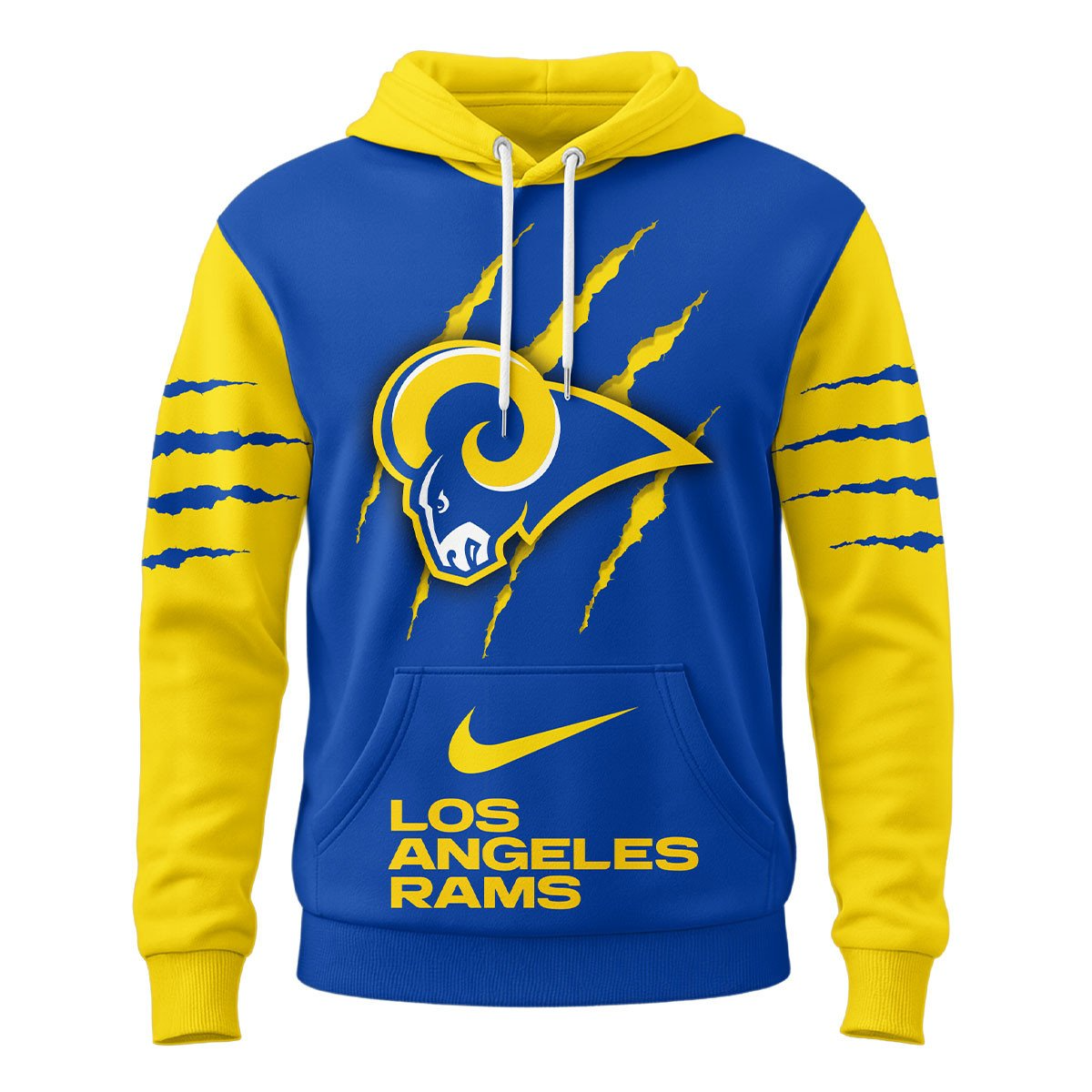 LAR Premium NFL Fan Pride Claw Hoodie DDT CTND