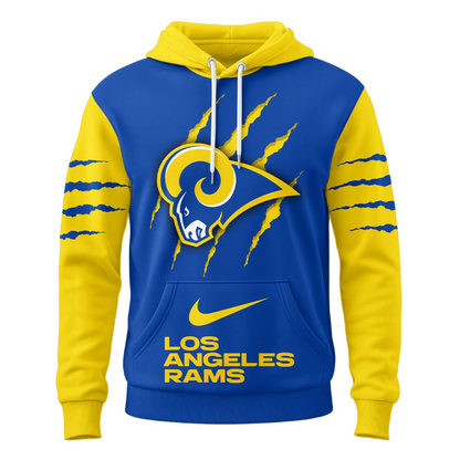LAR Premium NFL Fan Pride Claw Hoodie DDT CTND