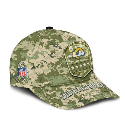 LAR Premium NFL Salute To Service Classic Cap DDT  NTL