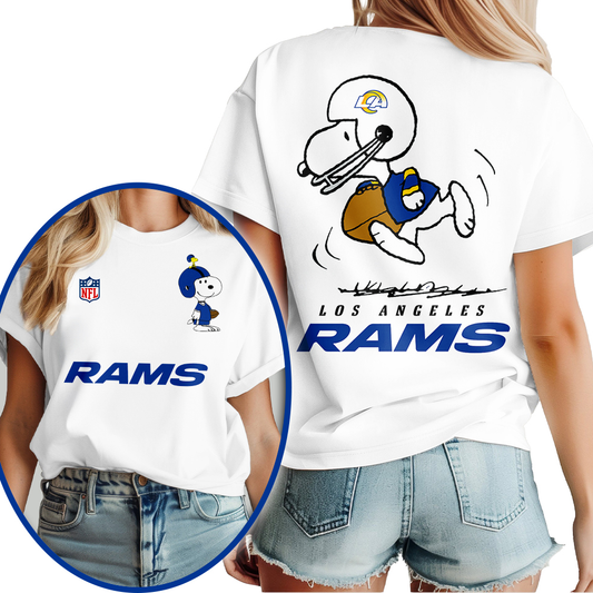 LAR Premium NFL x Peanuts 3D Shirt DDT CTND