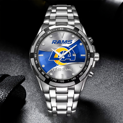 LAR x NFL Alloy Men Quartz Watch - Custom Name DATND TANTD