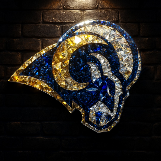 LAR X NFL Diamond Crystal Wall Art DatND DVT