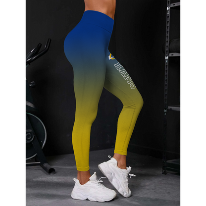 LAR x NFL High Waist Push Up Printed Leggings DATND TANTD