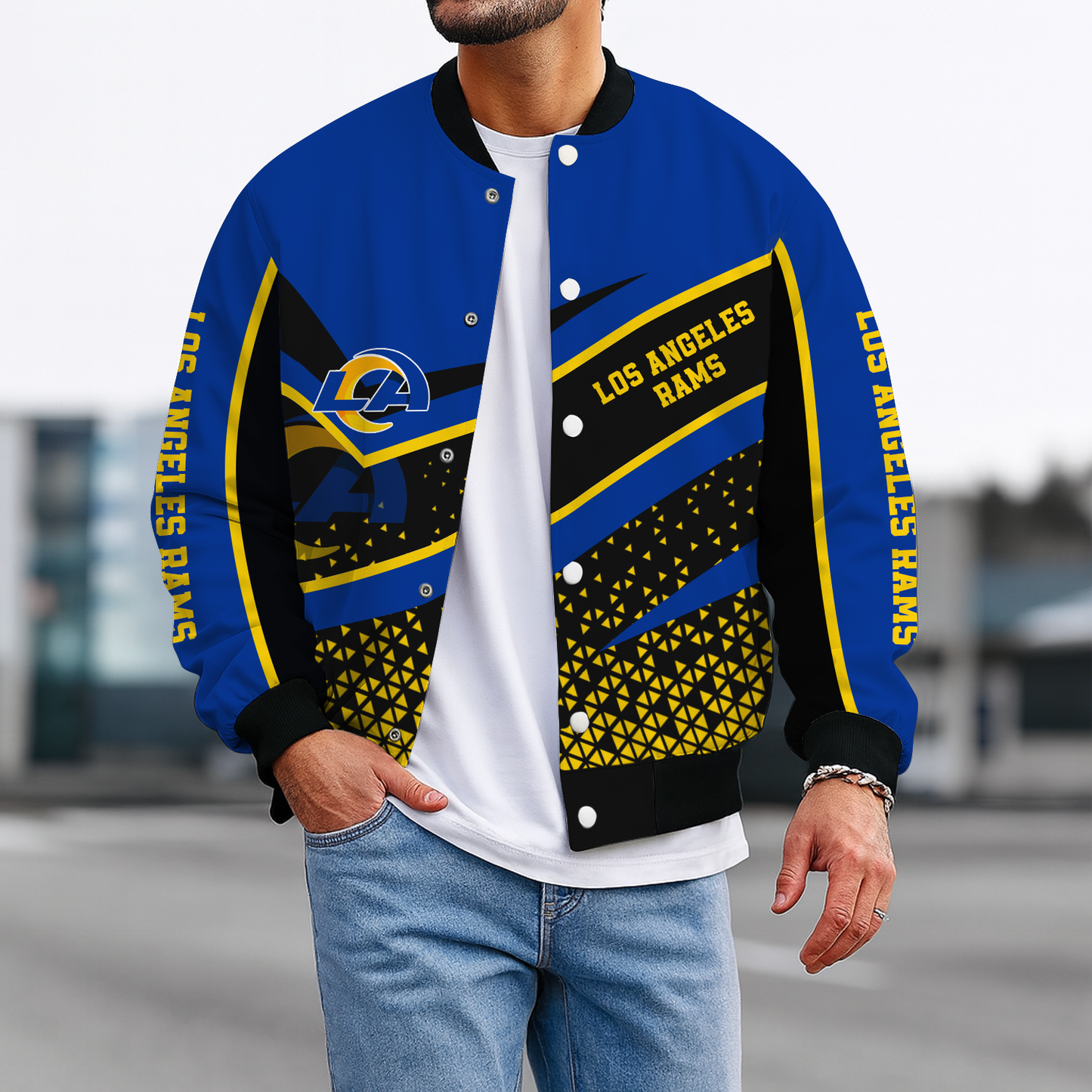 LAR x NFL New Baseball Jacket DatND ThuongNH