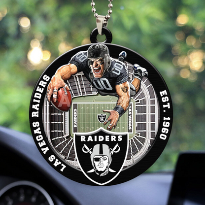 Las Vegas Raiders Ornaments NDT