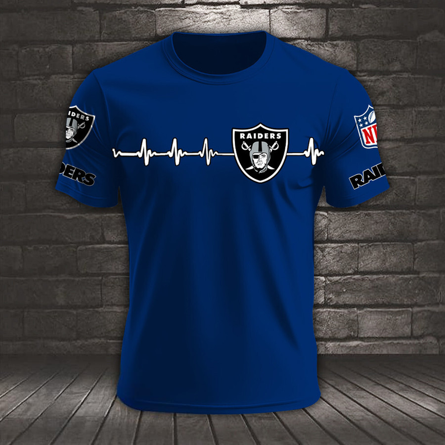 LV x NFL Heart Rate Map Special 3D Shirt DatND ThuongNH