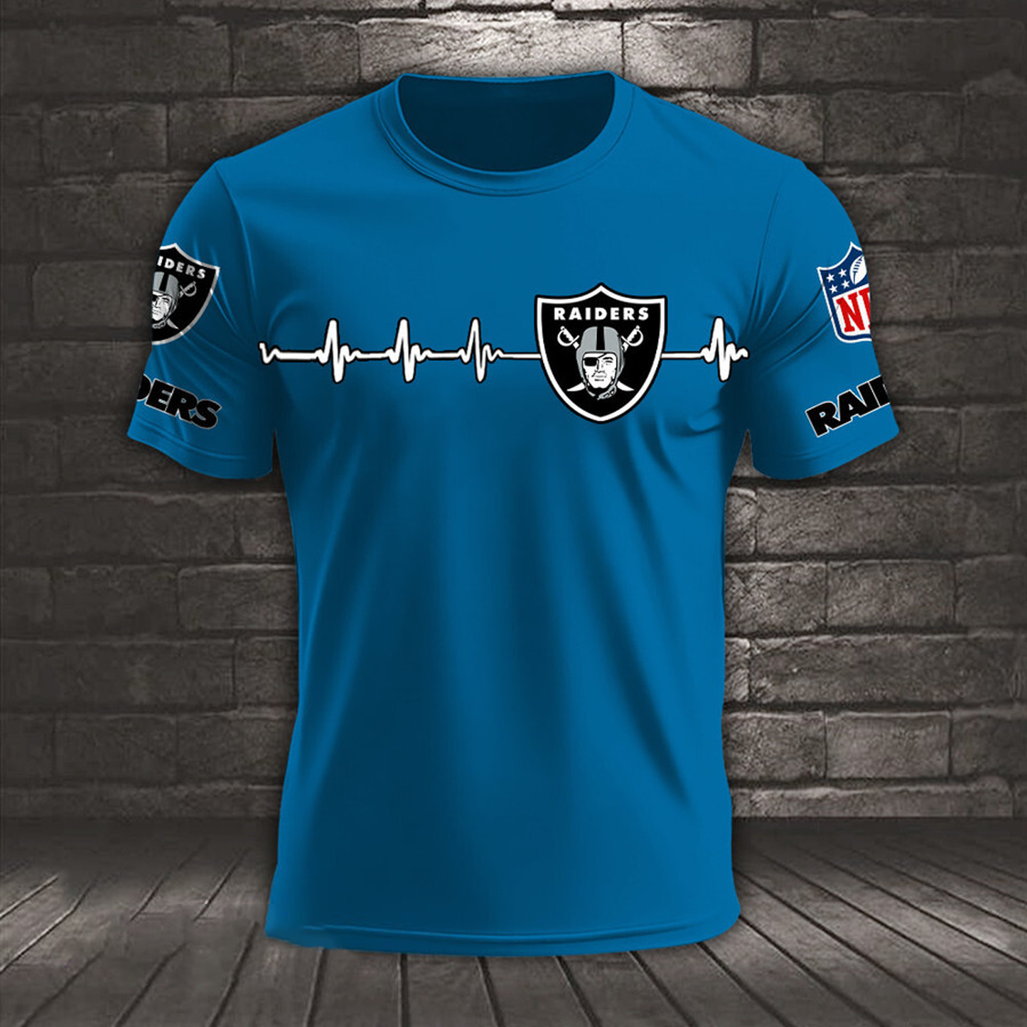 LV x NFL Heart Rate Map Special 3D Shirt DatND ThuongNH