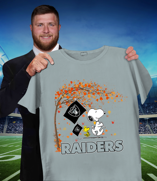 LV x NFL Snoopy and Woodstock Happy Autumn 2D Shirt DatND ThuongNH