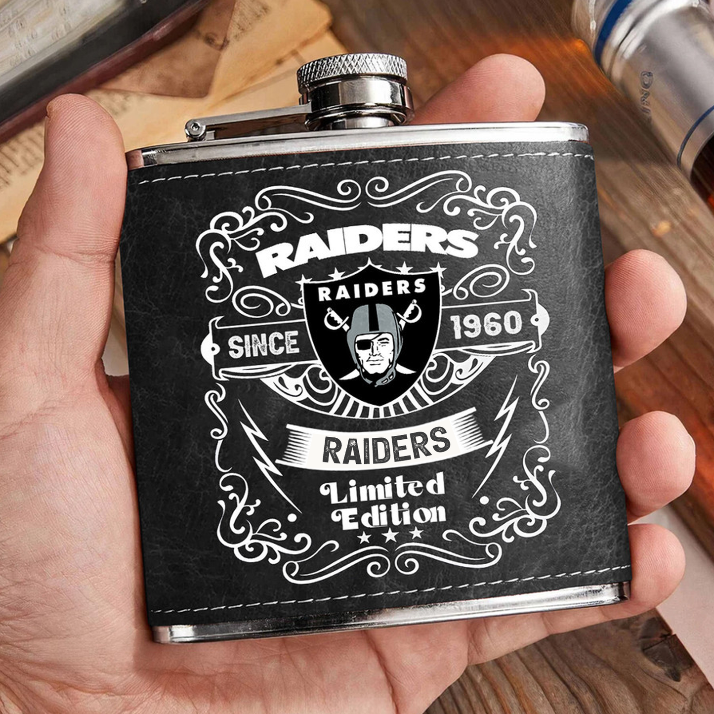 LV x NFL Stainless Steel Flask DatND ThuongNH