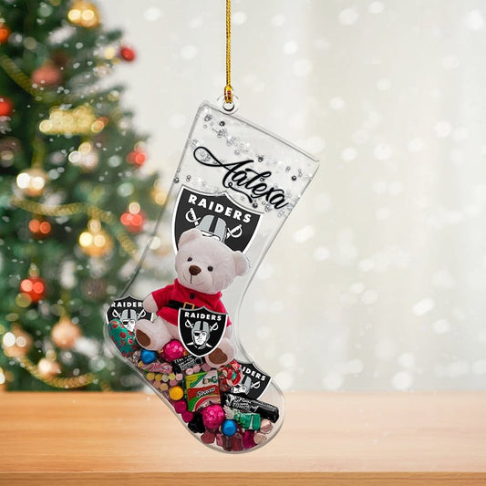 LVR Christmas NFL Personalized Acrylic Ornament For Fan DDTNTL
