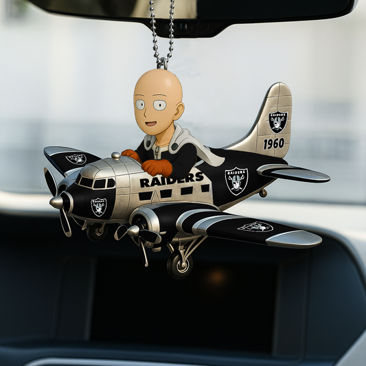 LVR NFL x One-Punch Man Premium Car Hanging Ornament DDT HLP