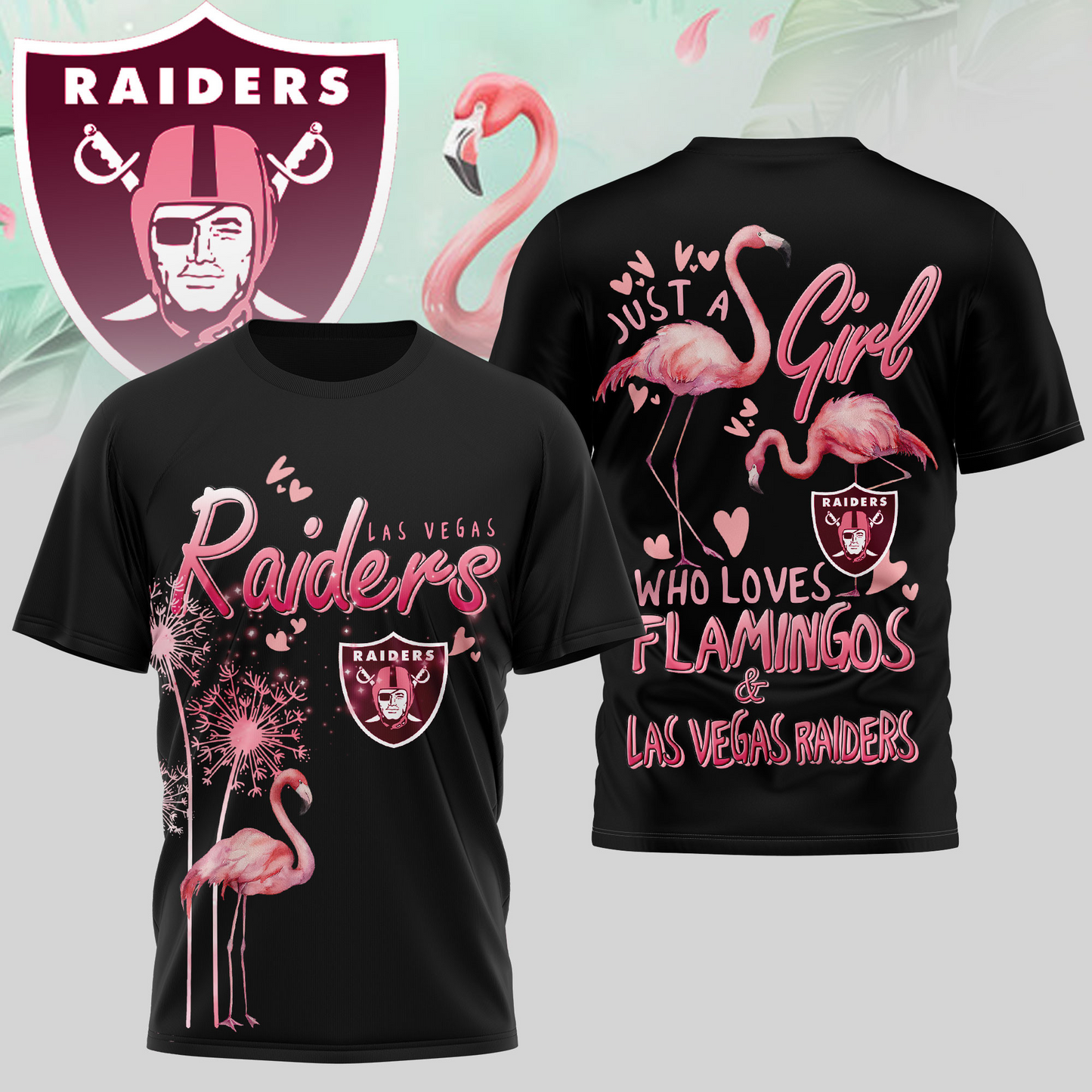 LVR Premium NFL Flamingo 3D Shirt DDT NTL