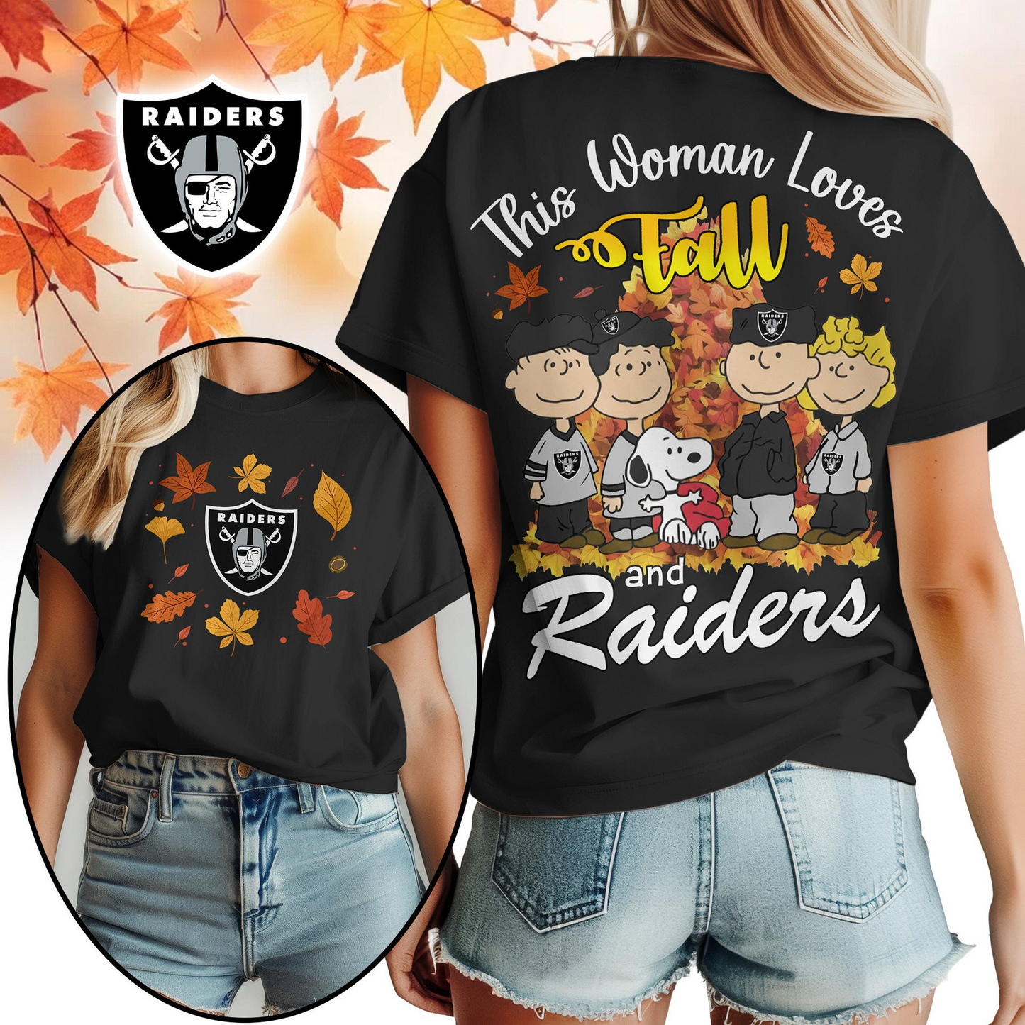 LVR Premium NFL This Woman loves fall 3D Shirt DDT CTND