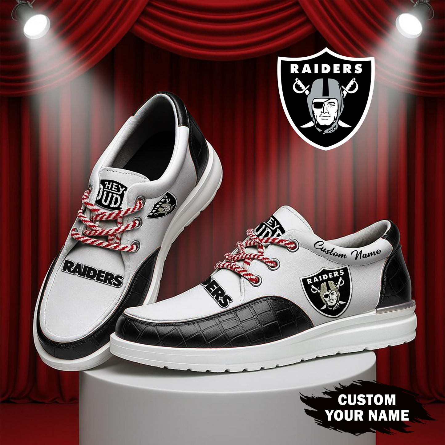 LVR x NFL  Premium Leather Loafer Shoes TUANND TANTD