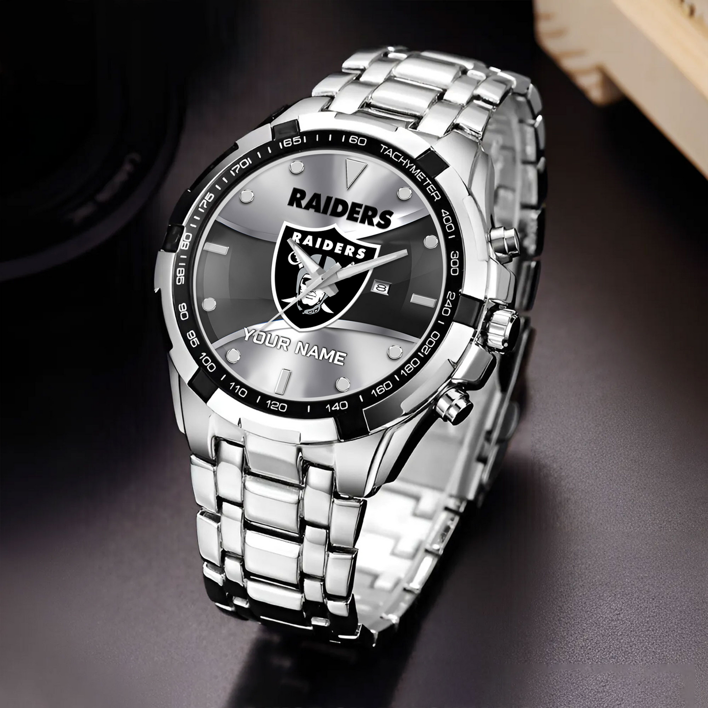 LVR x NFL Alloy Men Quartz Watch - Custom Name DATND TANTD