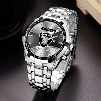 LVR x NFL Alloy Men Quartz Watch - Custom Name DATND TANTD
