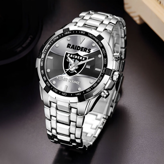 LVR x NFL Alloy Men Quartz Watch - Custom Name DATND TANTD