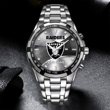 LVR x NFL Alloy Men Quartz Watch - Custom Name DATND TANTD