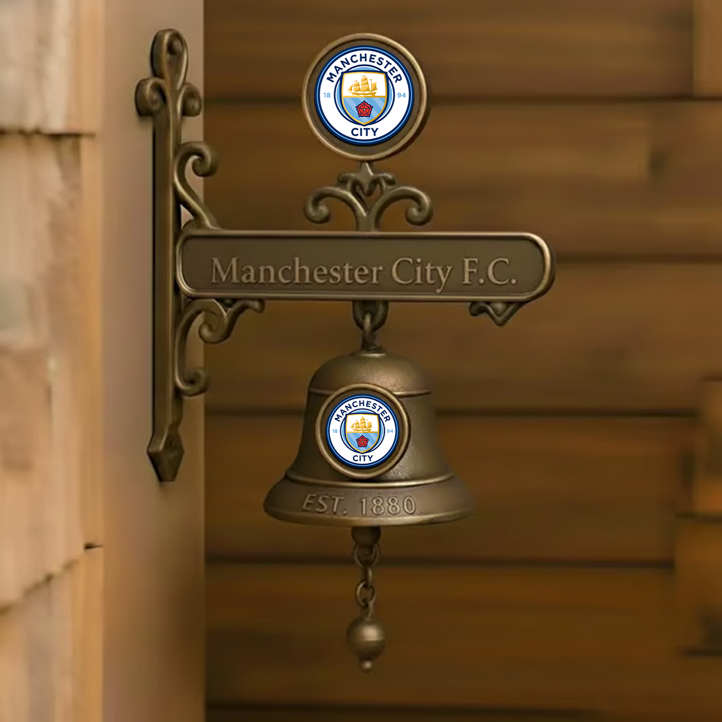 MC x EPL Vintage Football Club Brass Bell DATND TANTD