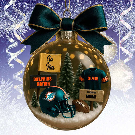 MD  NFL Acrylic Ball Ornament - Best Gift For Fans DDT CTND