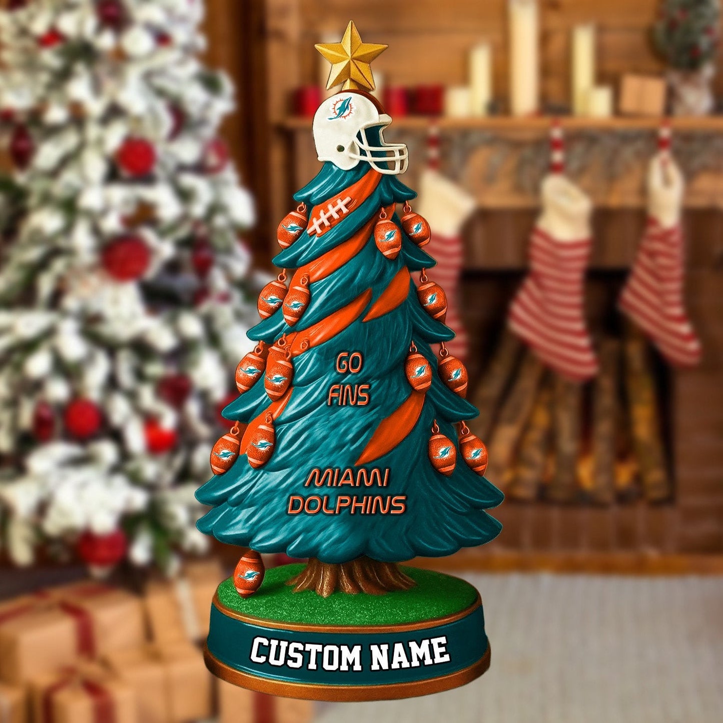 MD NFL Acrylic Block Gift For Fans DDT CTND