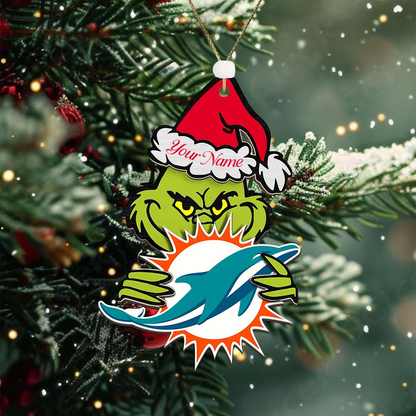 MD NFL x Grin Christmas Ornament DDT HLP