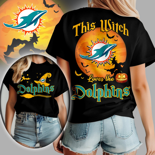 MD Premium NFL Halloween Witch Women Shirt DDT CTND