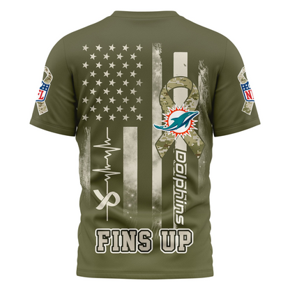 MD Premium NFL Salute to Service Camo 3D Shirt DDT CTND