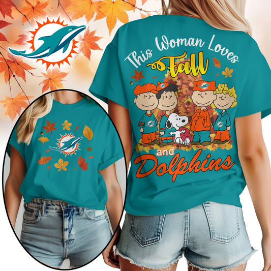 MD Premium NFL This Woman loves fall 3D Shirt DDT CTND