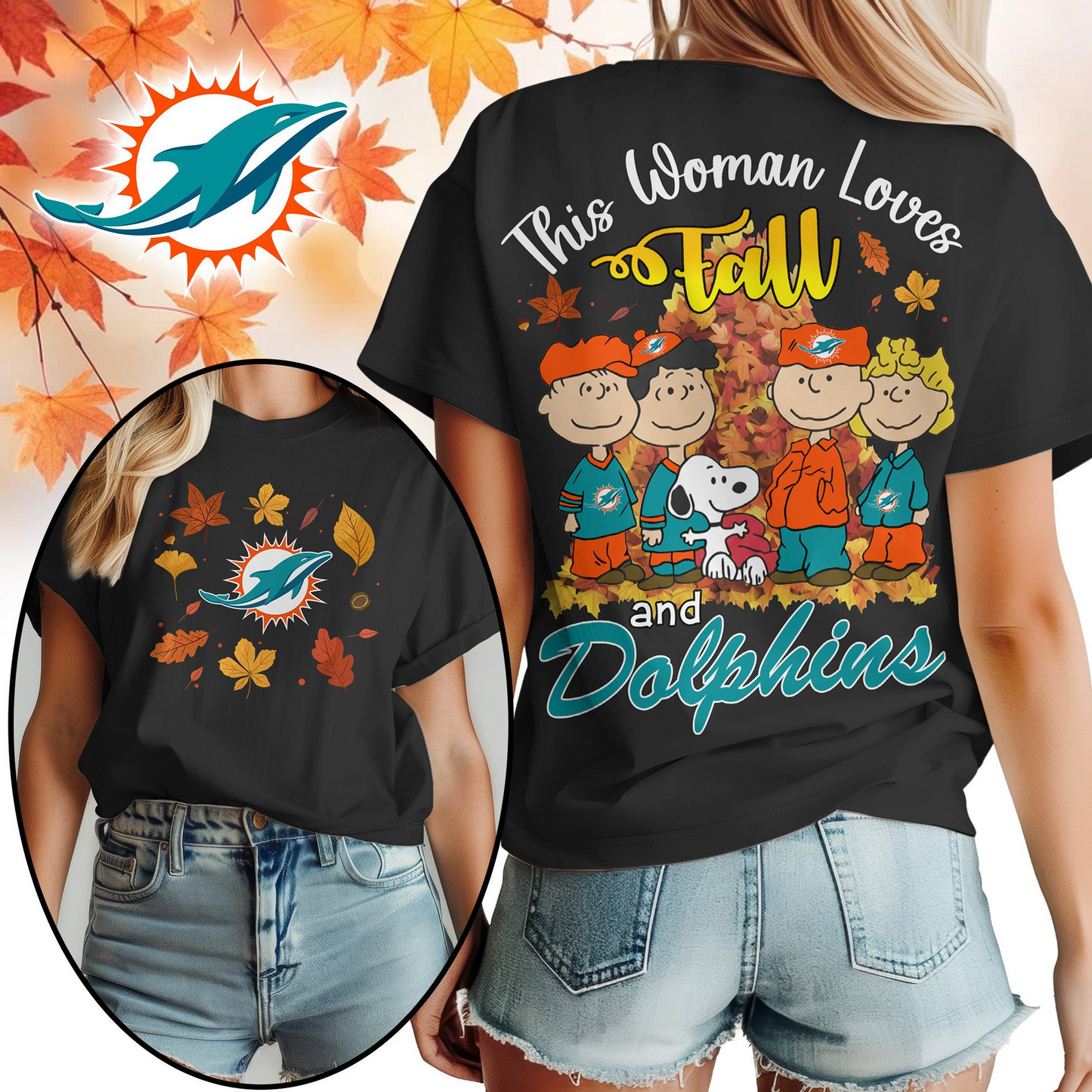 MD Premium NFL This Woman loves fall 3D Shirt DDT CTND